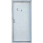 36 x 80 White Standard 6 Panel with Full View Storm