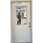 38 x 82 Half Glass with Microblind and FVS- Available in White Color Only