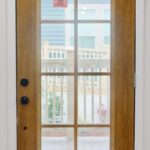 36 x 82 8 Lite Bronze Oak Door